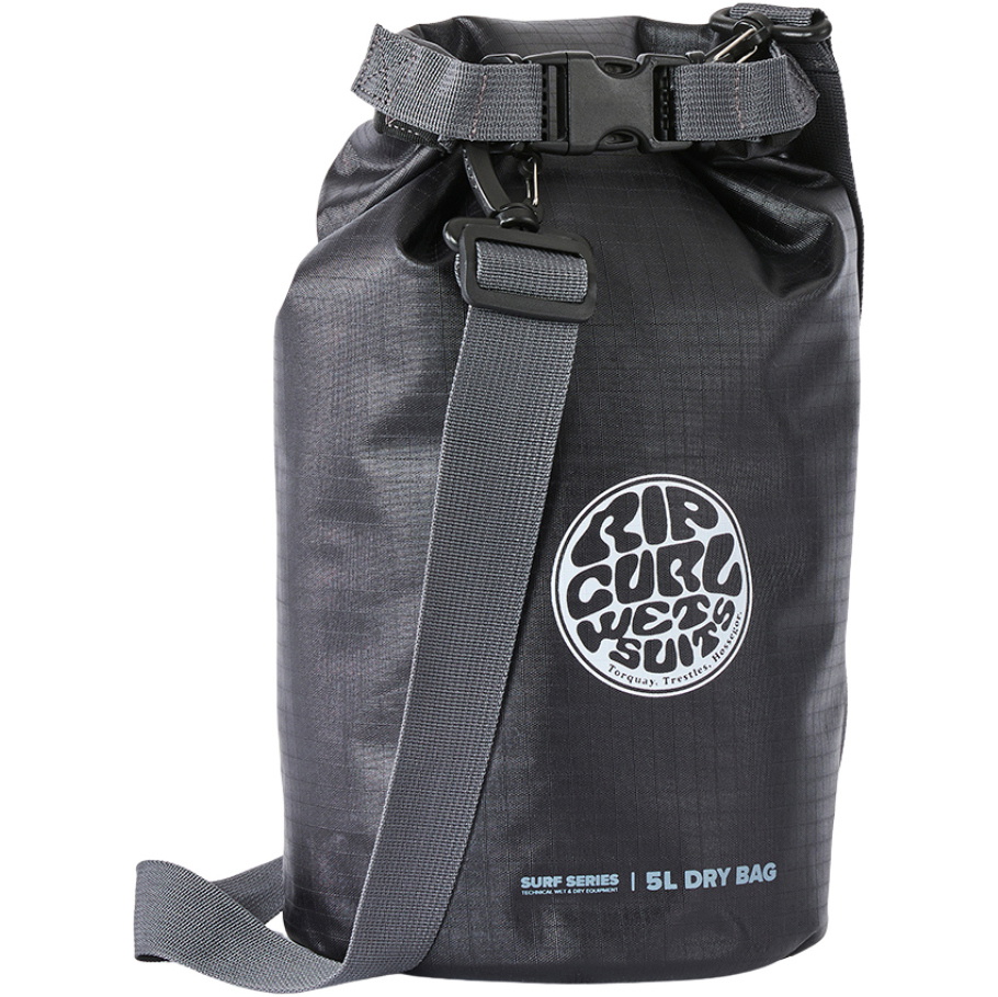 2026 Rip Curl Série Surf 5L Saco De Barril 174MUT - Black / Cinza